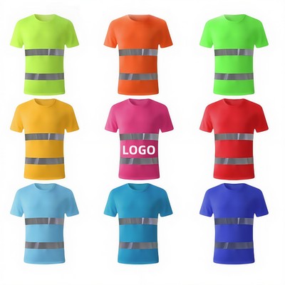 High-Reflective Crewneck T-Shirt