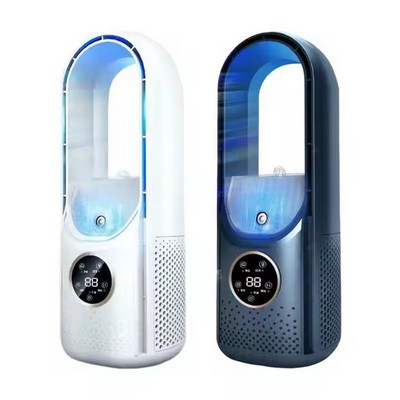 USB Plugged Bladeless Tower Desktop Fan