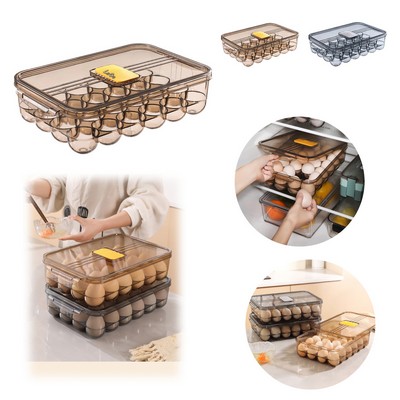 Food-Grade PET Refrigerator Fresh-Keeping Egg Storage Box