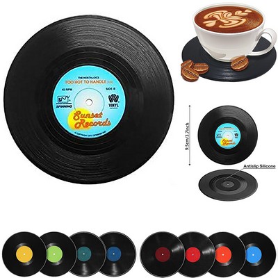Vinyl Record Disk Coasters (Full Color Printing)