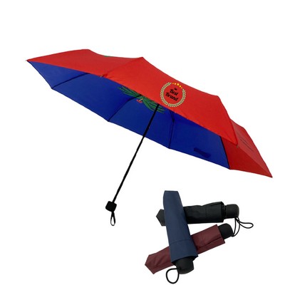 21" Foldable Umbrella with Full-Color Customizable Print