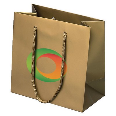 6-1/2 x 3-1/2 x 6-1/2 Custom Printed Matte Premium Euro Bag - 100/ctn
