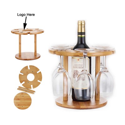 Bamboo Red Wine Stand