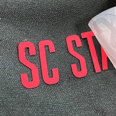 2.5" Silicone Sticker Label with Adhesive Backing - Heat Transfer