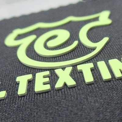 3mm Thick Silicone Sticker Label with Adhesive Backing (4"x 4")