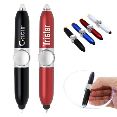 Spinning Fidget Pen with LED Light