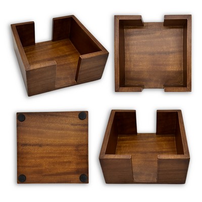 Walnut Wooden Coaster Holder