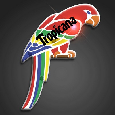 Parrot Body Lights Flashing Pin - PRINTED