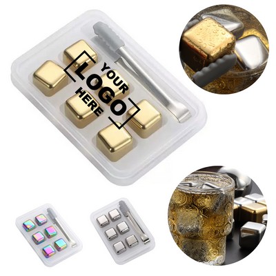 6 Packs 304 Stainless Steel Ice Cube