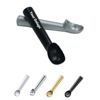 MOQ 10 pcs Aluminum Ice Cream Spoon