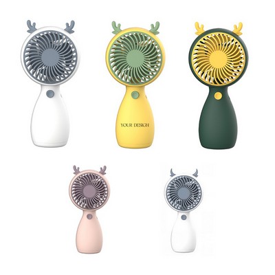 Mini Handheld Cartoon Fan