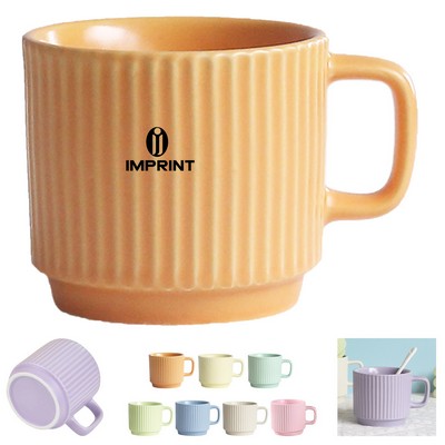 9 Oz Porcelain Coffee Mugs With Handles