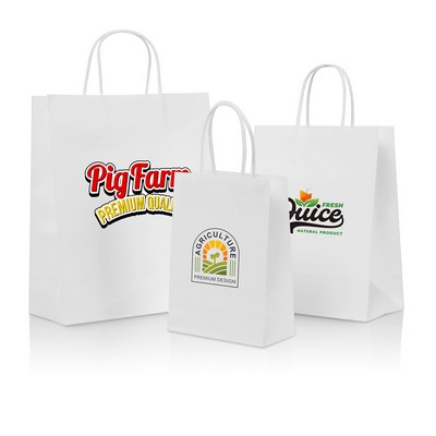 White Kraft Paper Tote