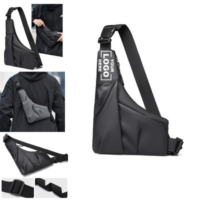 Lightweight Crossbody Bag for Men Waterproof Chest Bag for Daily Use,