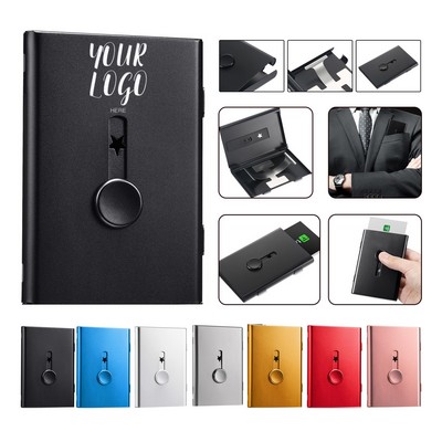 Portable Slide Out Name Holder Wallet