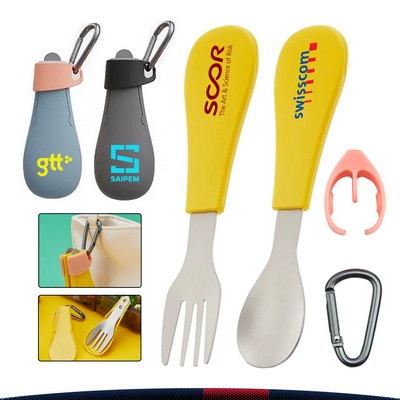 Kirello 2-Piece Mini Stainless Steel Cutlery Set