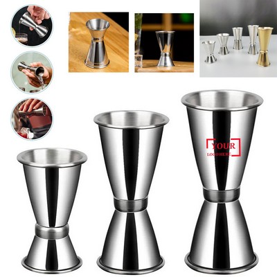 Stainless Steel Double Headed Alcohol Measuring Cup