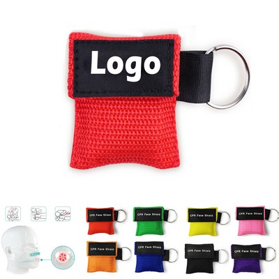 CPR First Aid Face Mask Shield With Key Chain
