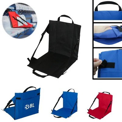 Portable Oxford Stadium Chair Cushion MOQ 10 PCS Ocean