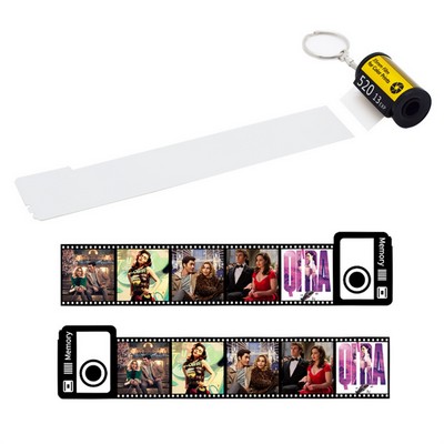 Sublimation Blank Memory Film Roll Keychain