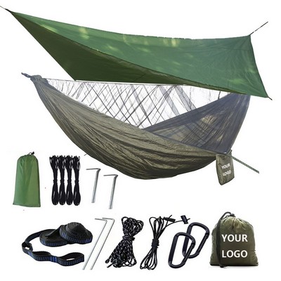 Portable Camping Hammock with Waterproof Mosquito Net