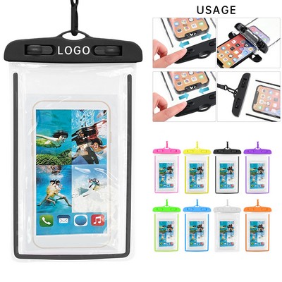 PVC Waterproof Phone Pouch Clear Case