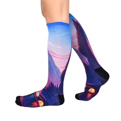 Full Color Dye Sublimated Crew Socks
