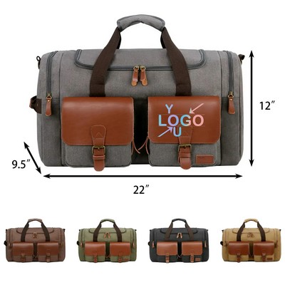 Premium Travel Duffel Featuring Shoe Compartment