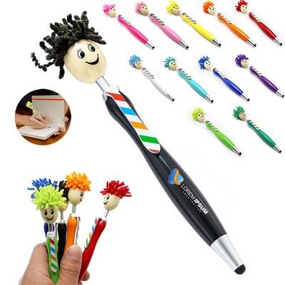Plush Mophead Ballpoint Pen Gift