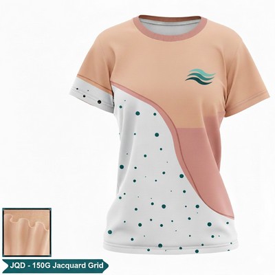 Women'S 160G Jacquard Short Sleeve Performance T-Shirt