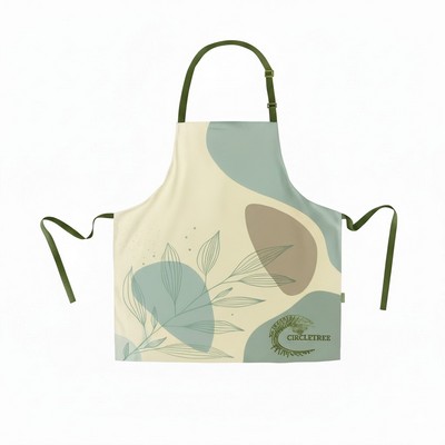 Sublimated Poly Twill Bib Apron 28"W X 34"H