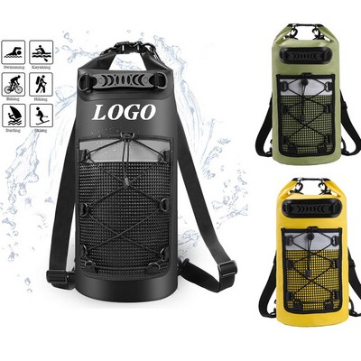 Pvc Mesh Dry Bag Backpack