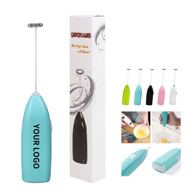 Stainless Steel Handheld Milk Frother With Battery Power