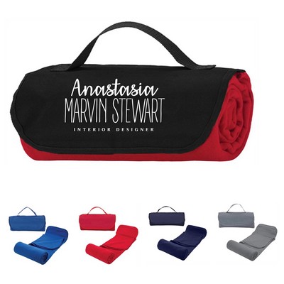 Roll Up Picnic Blanket with Handle