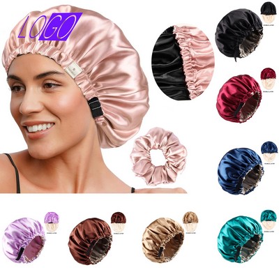 Double Layer Satin Hair Bonnet