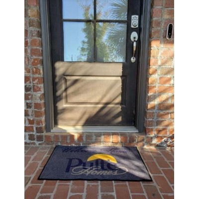 Brand Champion Personalized Logo Rug and Welcome Floor Mat - 18" X 24"