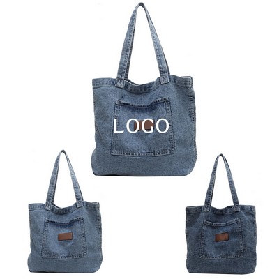 Cotton-Blend Tote Bag