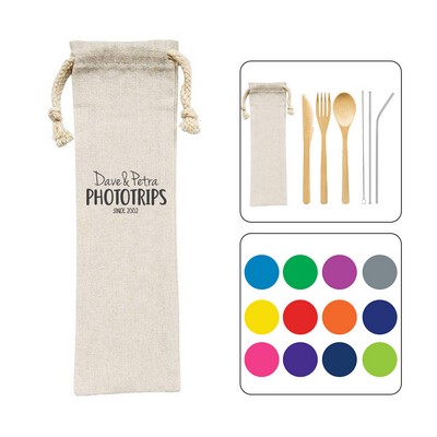 Eco-Friendly Bamboo Cutlery Set