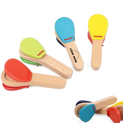 Wooden Castanet Clapper