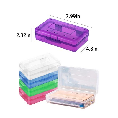 Transparent Pencil Stationery Storage Box