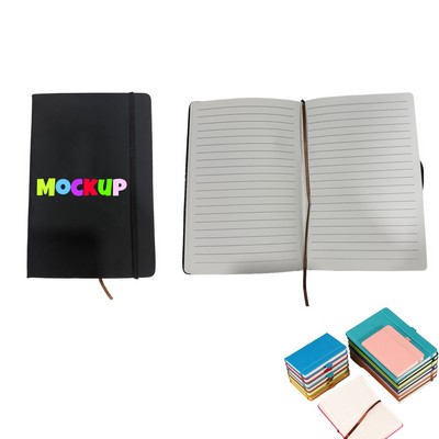 A6 Soft Lace Up Leather Notebook