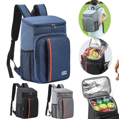 Custom Logo Travel Outdoor Camping Lunch Bag Insulated Picnic Cooler Backpack