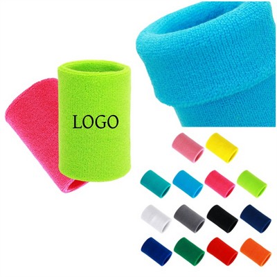 Cotton Sports Wristband Sweatbands Sweat
