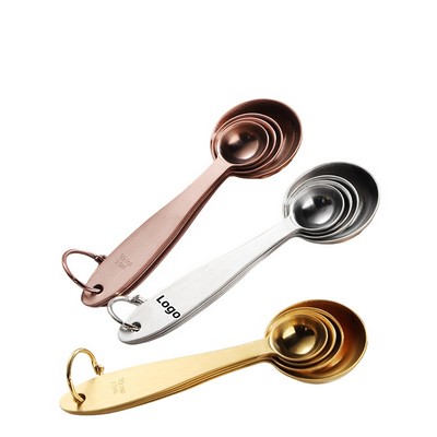 Rose Gold 4 Piece Measuring Cup Set for Baking and Cooking