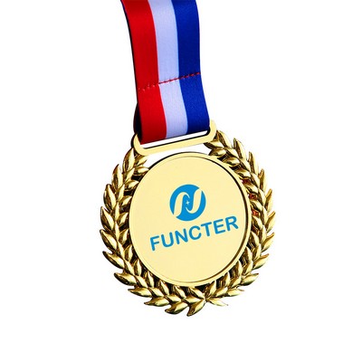 Zinc Alloy Wheat Ear Medal