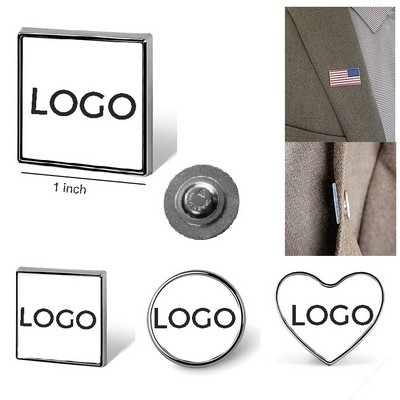 Custom Magnetic Lapel Pins Enamel Die Struck Pins With Strong Magnet Back For Clothes Gifts