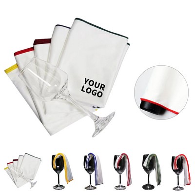 Microfiber Polishing Cloth For Stemware