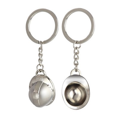 Metal Safety Helmet Keychain