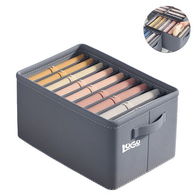 Foldable Clothing Organizer Box with Compartments