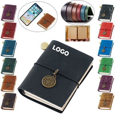 Premium Leather Pocket Notebook